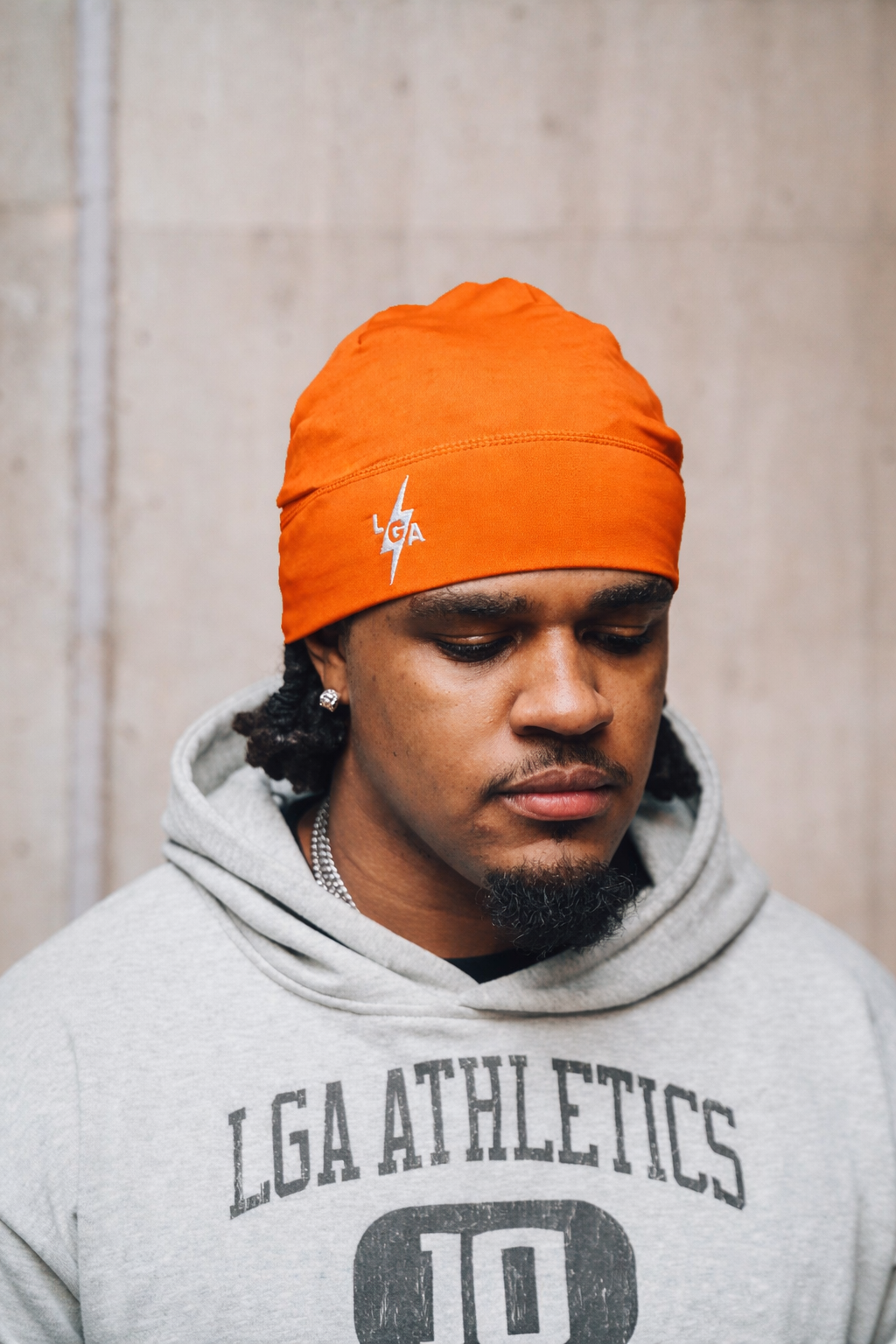 ORANGE LGA V1 Skull Cap