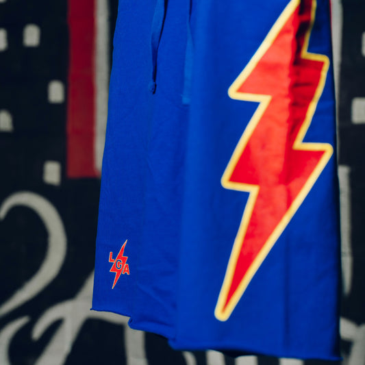VOLT 3/4 SHORTS (BLUE)