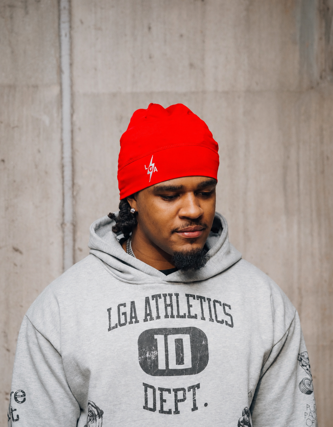 RED LGA V1 Skull Cap