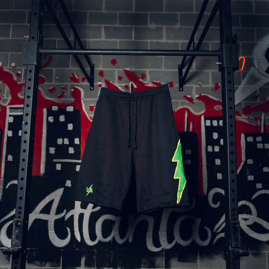 VOLT 3/4 SHORTS (BLACK)