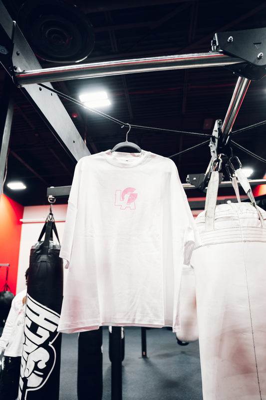 WHITE & PINK STAPLE