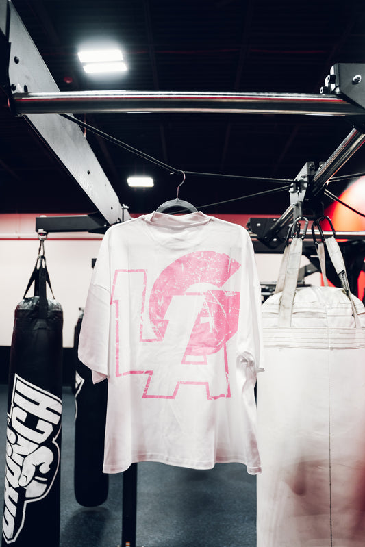 WHITE & PINK STAPLE