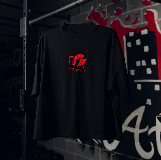 BLACK & RED STAPLE