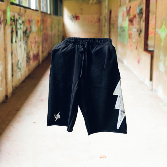 VOLT 3/4 SHORTS (BLACK)