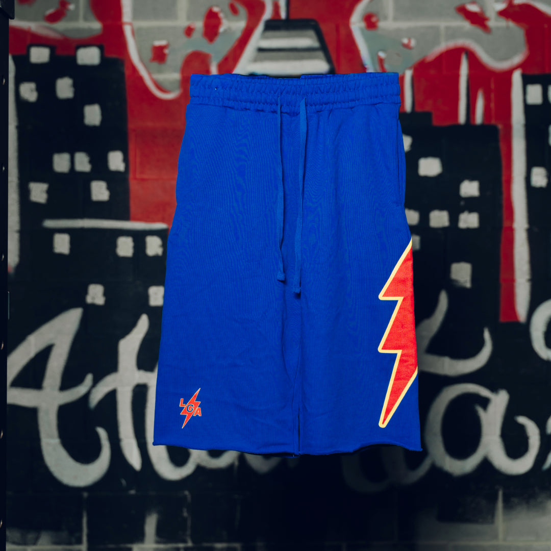 VOLT 3/4 SHORTS (BLUE)